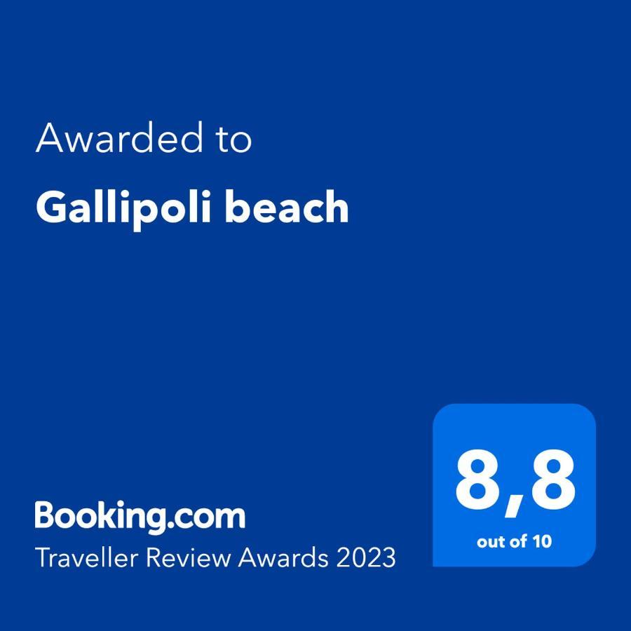 Gallipoli beach Esterno foto